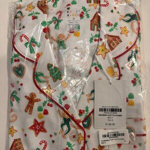 NWT Roller Rabbit Gingerbread Party Pajamas